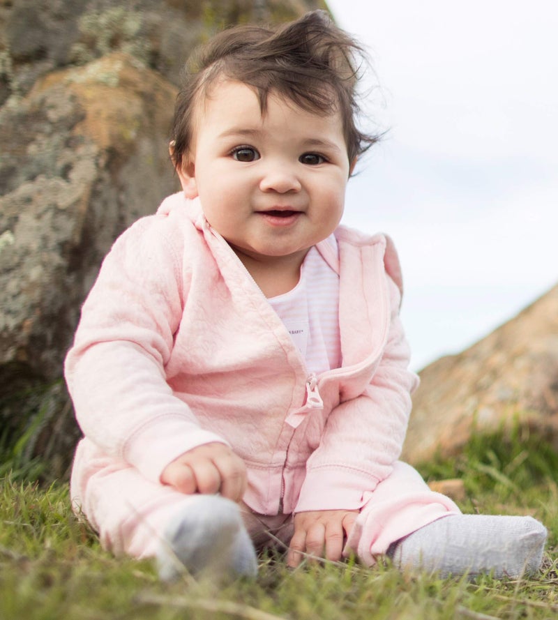 Burt's Bees Baby Unisex Sweatshirts, Lightweight Zip-up Jackets Coats, Organic Cotton Hooded, Blossom Quilted, 6 Months US - Image 3